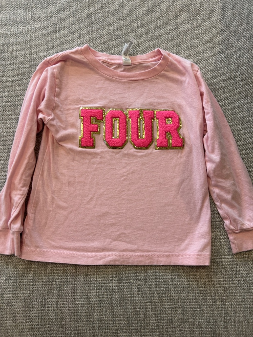 Four long sleeve tee. Size 4T